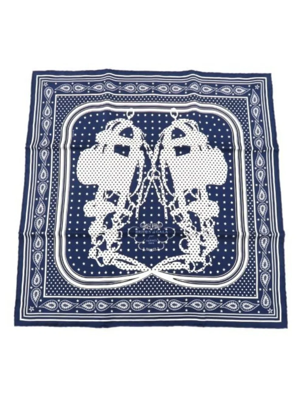Hermes Carre 55 Silk Bandana Scarf
